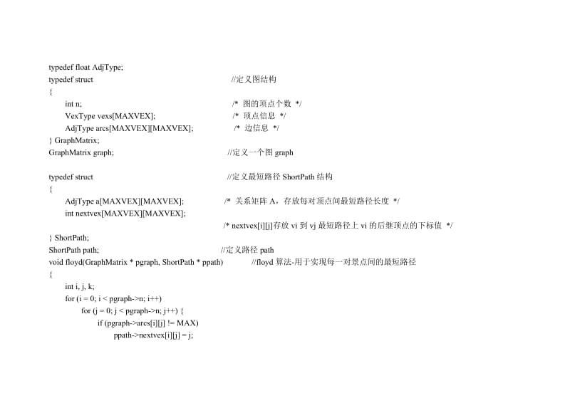 某数据结构课程设计公园导游图.doc_第2页