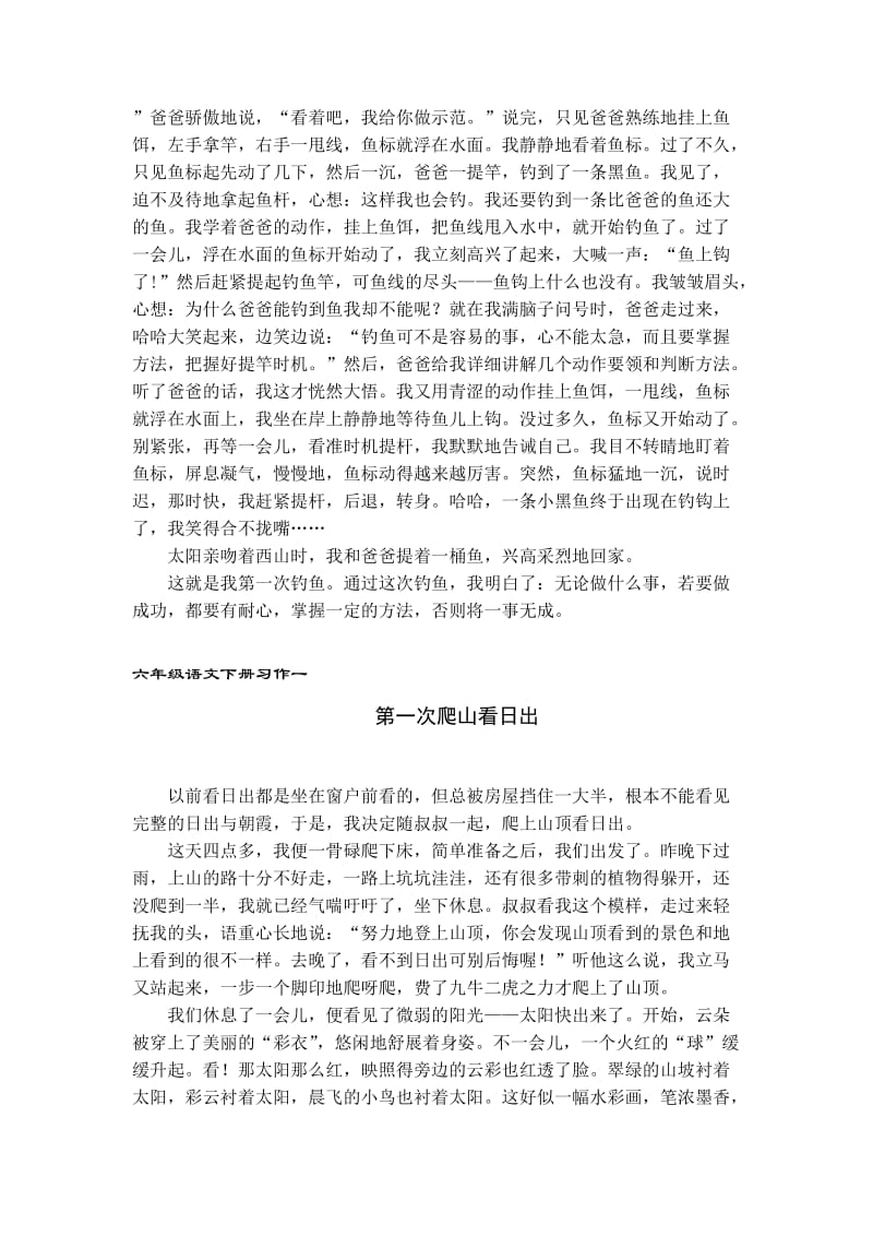 六年级语文下册习作一二.doc_第2页