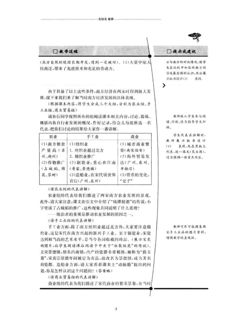 七年级历史下册第二单元第10课经济重心的南移名师教案(C案)(扫描版)人教新课标版.docx_第3页