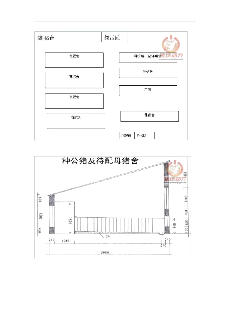 200头母猪自繁自养场的建筑设计图.docx_第2页