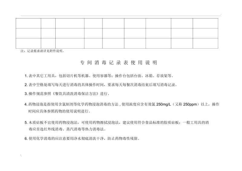 11.餐饮单位专间消毒记录表.docx_第3页