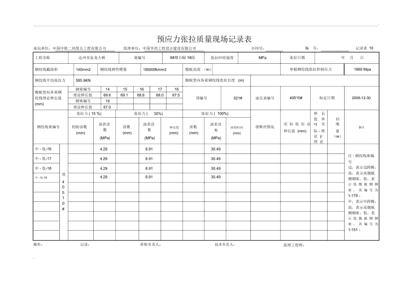 刚构桥竖向精轧螺纹钢张拉记录表1-5#段.docx_第3页