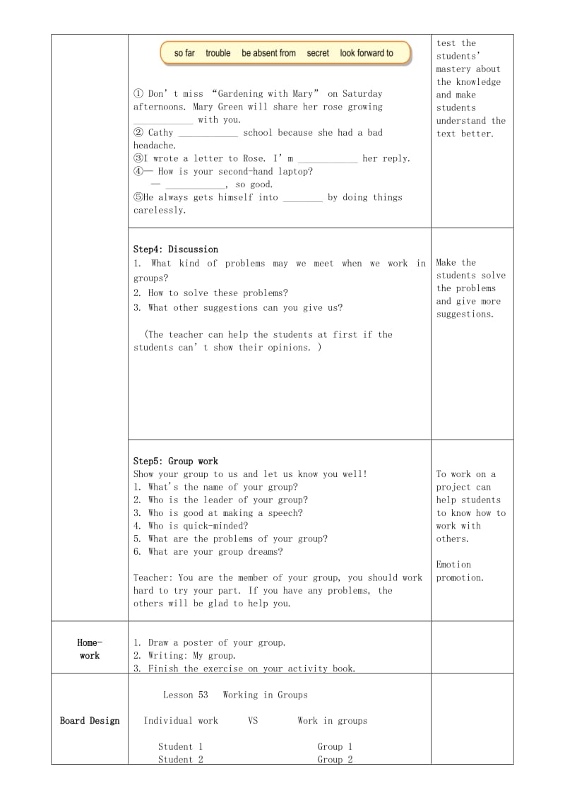 九年级英语下册Unit9Lesson53WorkinginGroups教学设计新版冀教版.doc_第2页