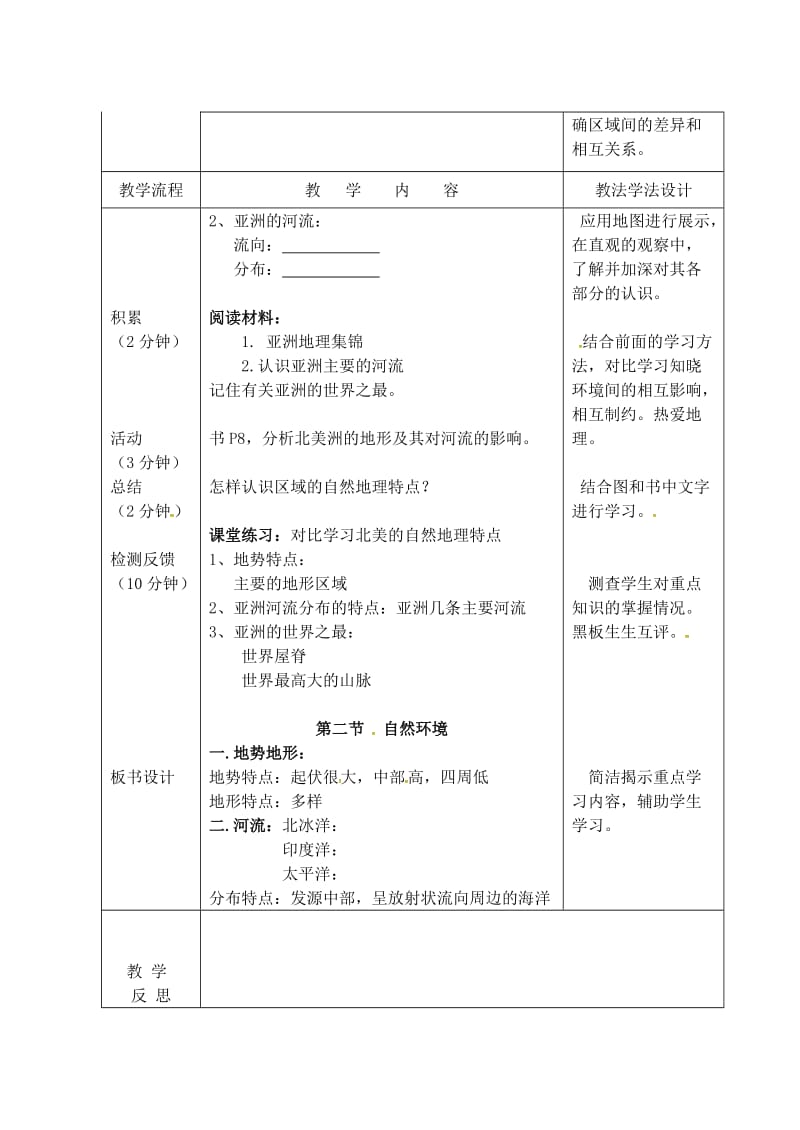 七年级地理下册6_2亚洲自然环境教案1新人教版.doc_第2页