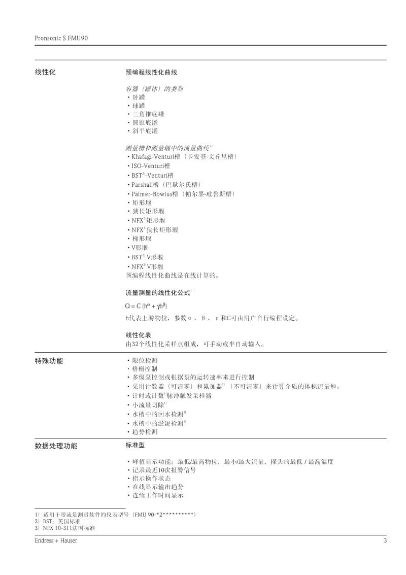 FMU90超声波液位计(E+H).pdf_第3页