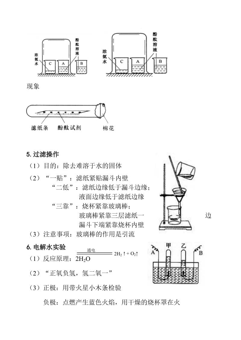 人教版九年级化学上册实验总结.doc_第3页