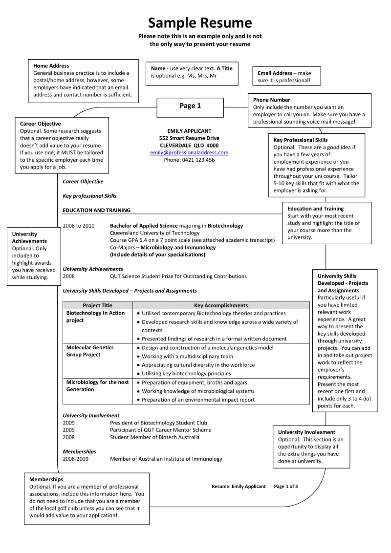 澳洲昆士兰理工大的英文简历写作指导.pdf_第2页