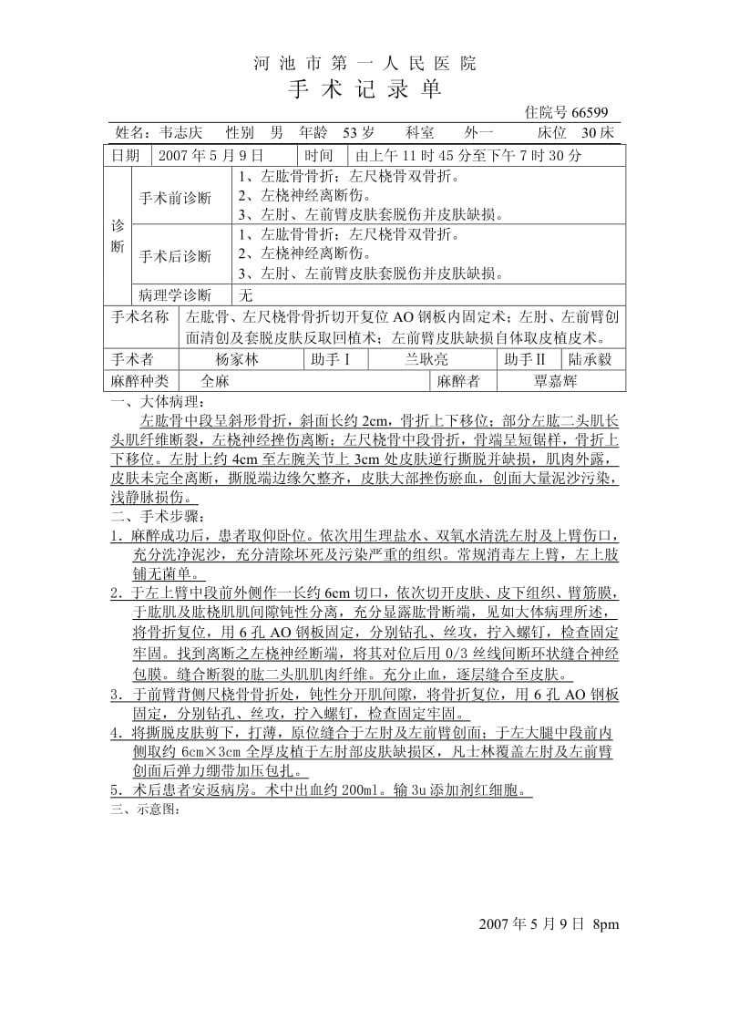 植皮手术记录.pdf_第1页