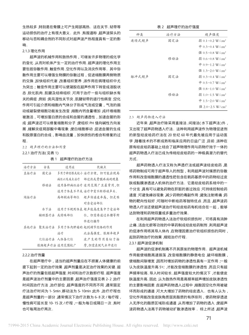 超声波理疗对软组织损伤的治疗作用综述.pdf_第2页