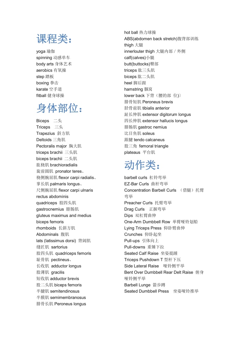 健身英语词汇.pdf_第1页