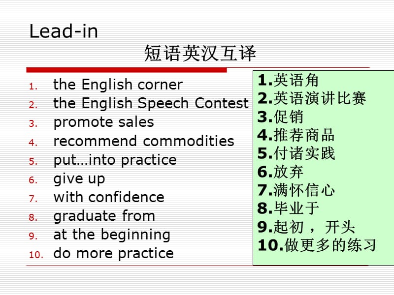 中职英语基础模块下册unit3learning english习题课.ppt_第2页