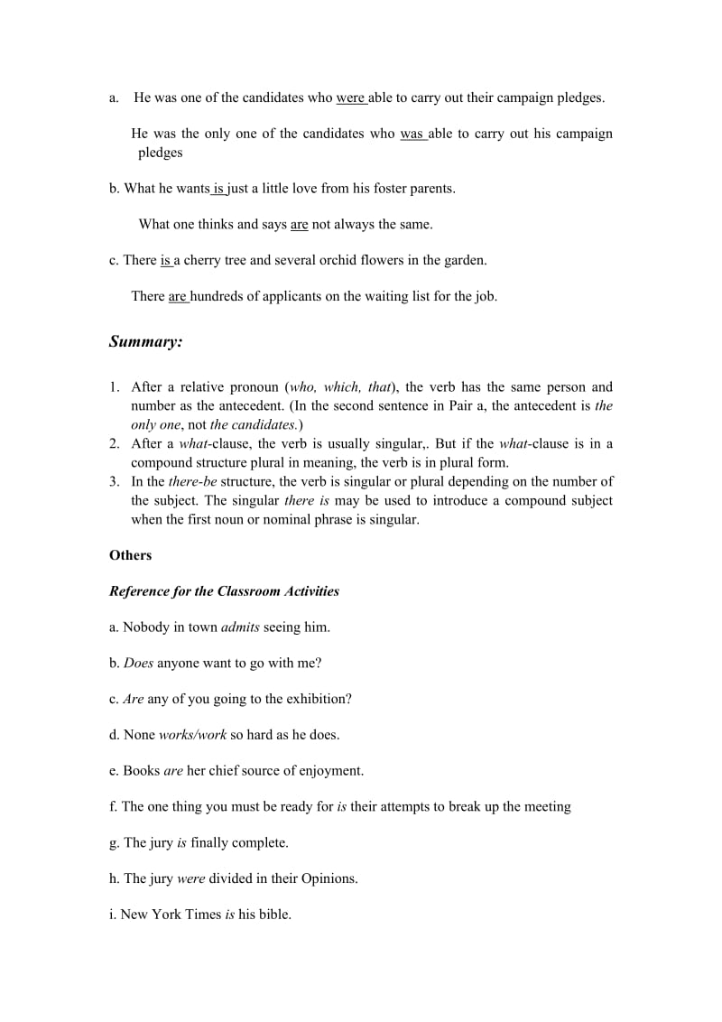 大学英语写作课程语法Unit 1 语法和练习答案.doc_第2页