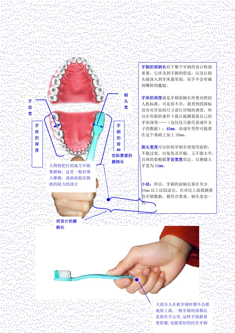 牙刷的各个尺寸参数与人机应用.doc_第3页