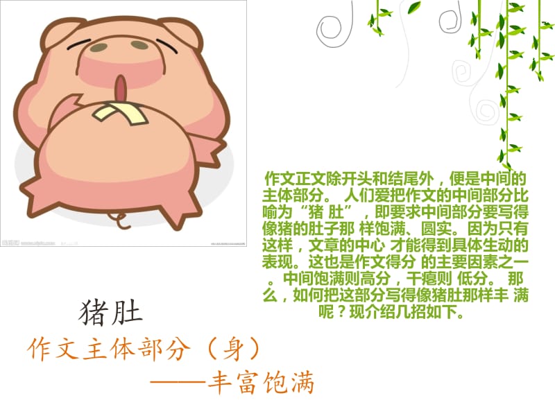 作文方法指导之如何充实猪肚.ppt_第2页