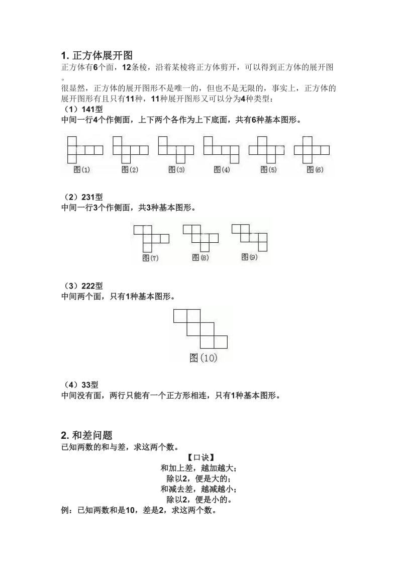 六年级-小升初-数学常考题型 应用题方法汇总.doc_第1页