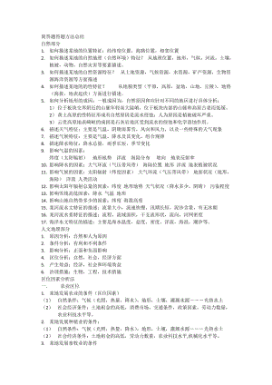 地理简答题答题方法总结.doc