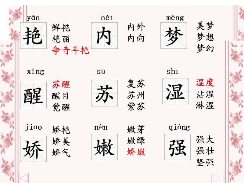 13花钟课件 (带生字词拼音).ppt_第2页