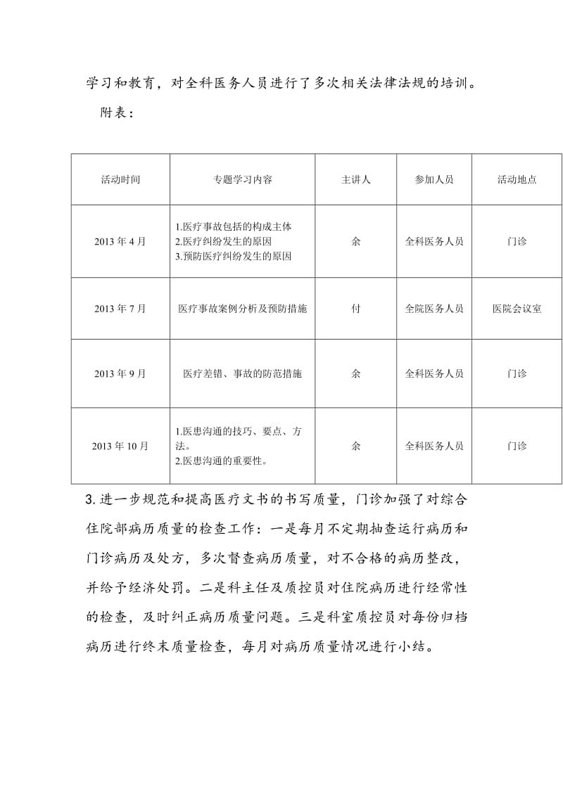 2013年全年门诊及综合住院部医疗质控总结.doc_第2页