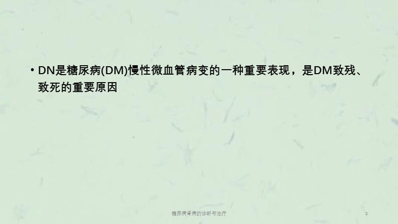 糖尿病肾病的诊断与治疗课件.ppt_第3页