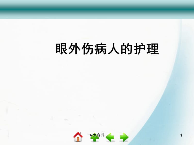 眼外伤病人的护理#专家专业.ppt_第1页