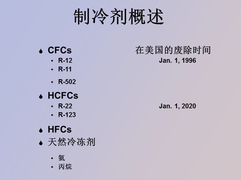 氟氯碳化物的冷冻润滑油.ppt_第2页