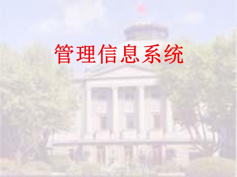 管理信息系统学习资料第四篇.ppt_第1页