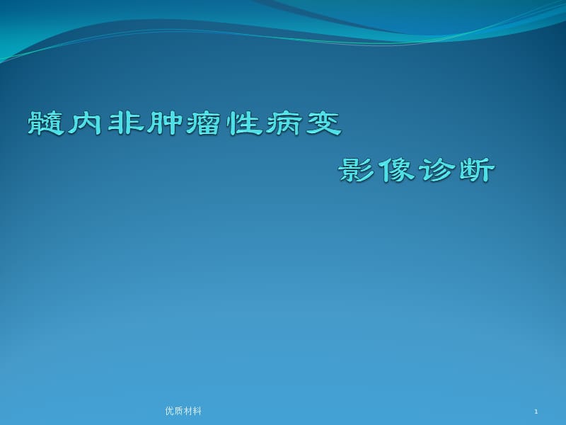 脊髓内常见非肿瘤性病变MR影像诊断【优质借鉴】.ppt_第1页