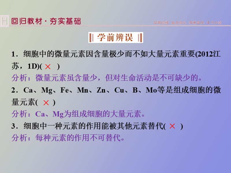 细胞中的元素和化合物、细胞中的无机物.ppt_第3页