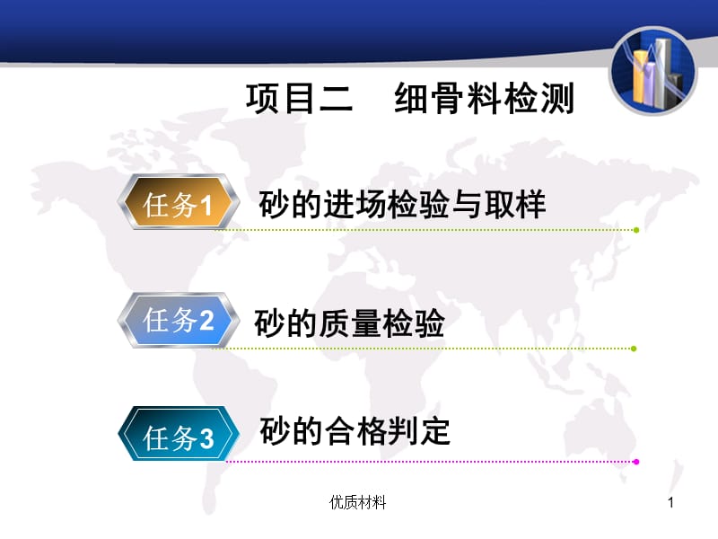 建筑质量检测 细骨料检测含砂的进场检验与取样【优质借鉴】.ppt_第1页