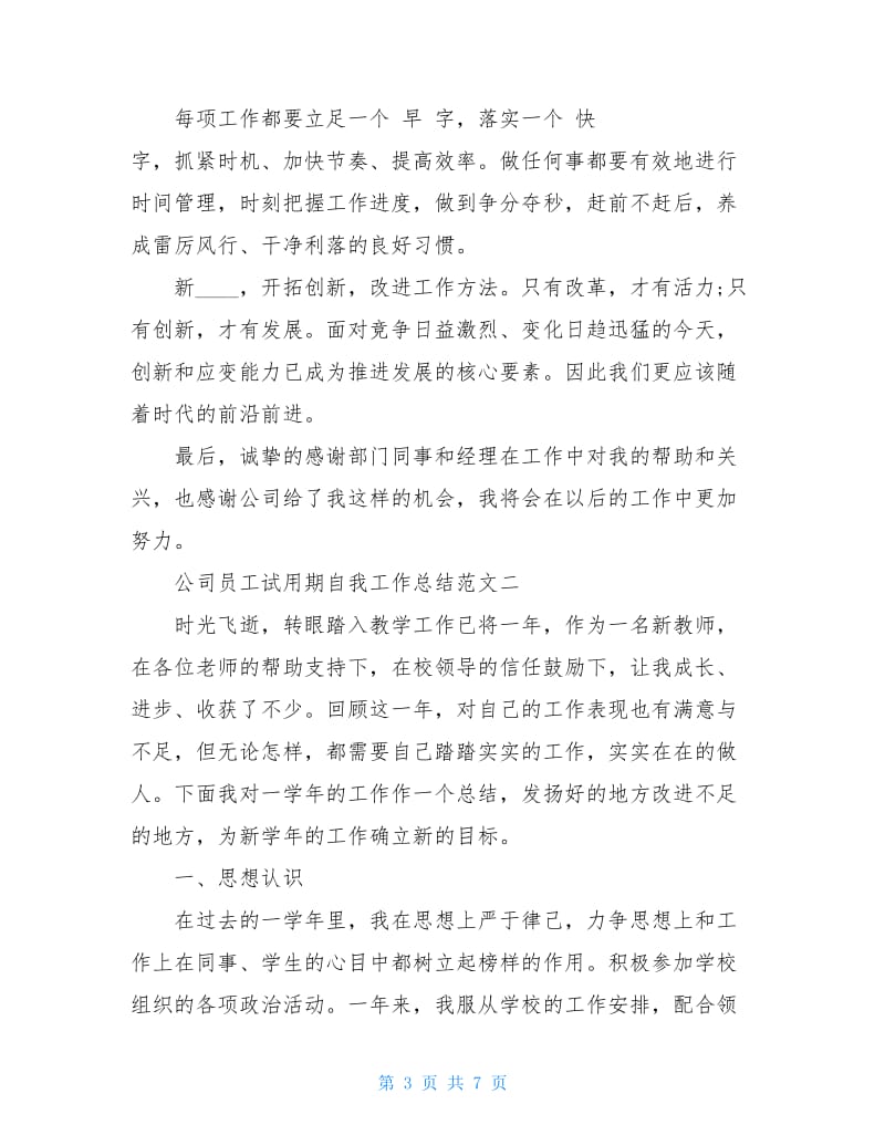 公司员工试用期自我工作总结.doc_第3页