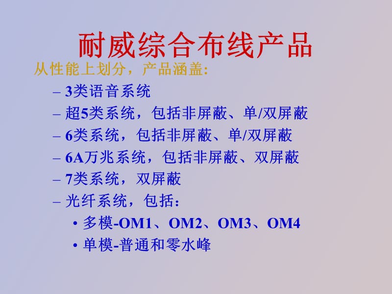 耐威综合布线产品介绍.ppt_第2页