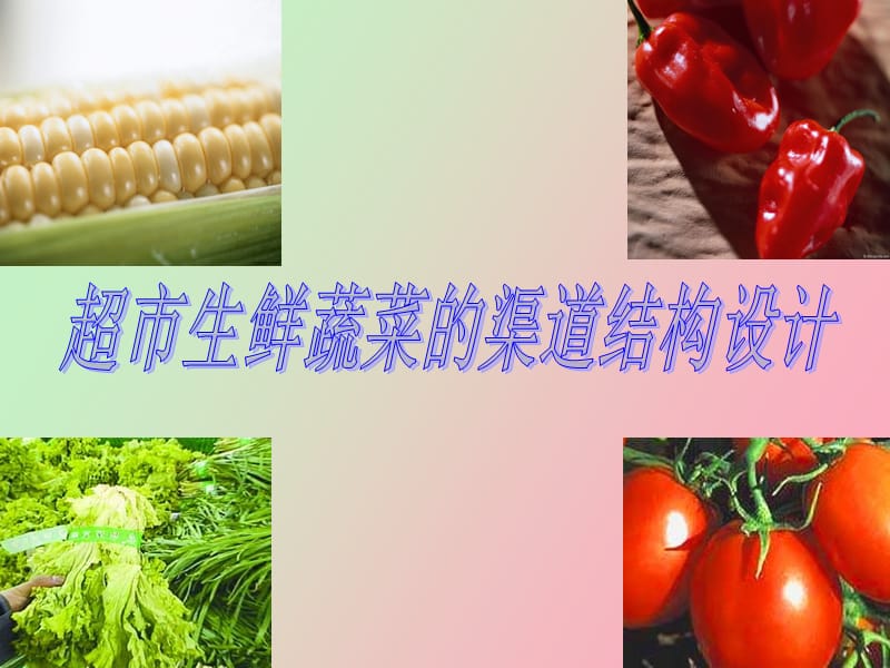 超市生鲜蔬菜的渠道结构设计.ppt_第1页