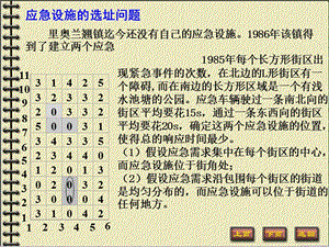 建模案例课件-应急设施的选址问题.ppt