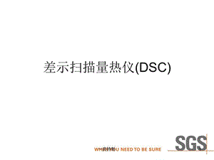 差示扫描量热仪(DSC【行业严选】.ppt