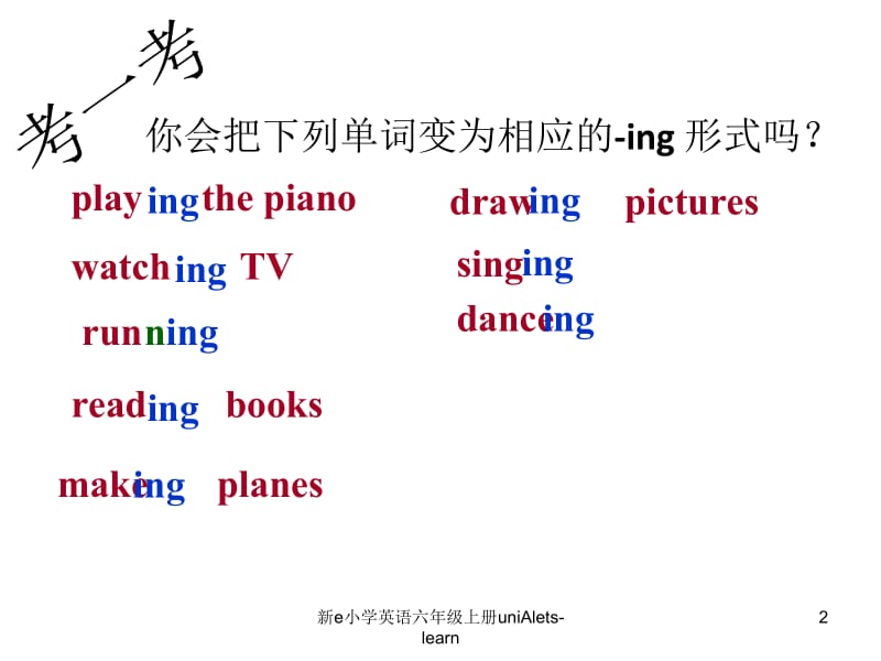 新e小学英语六年级上册uniAlets-learn课件.ppt_第2页