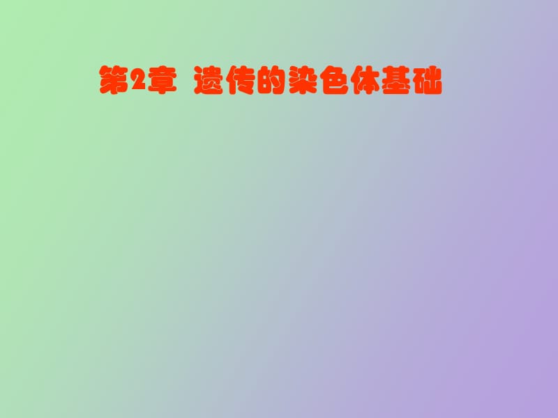 遗传的染色体基础.ppt_第1页