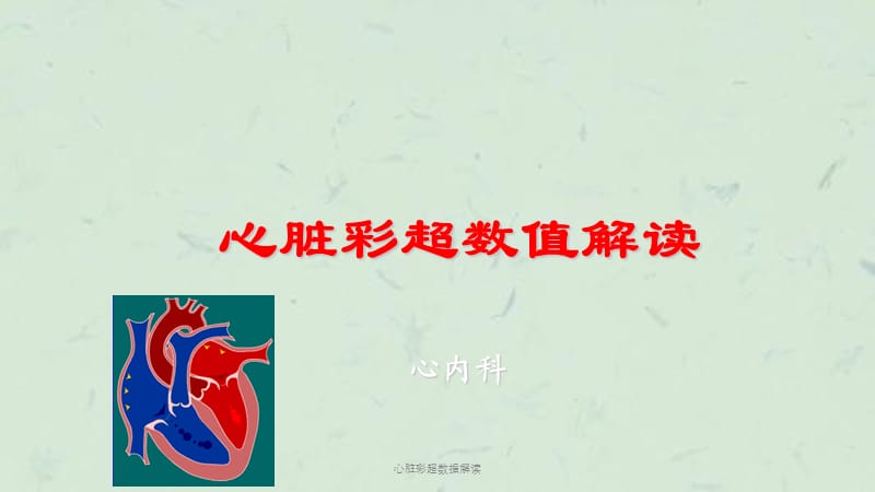 心脏彩超数据解读课件.ppt_第1页