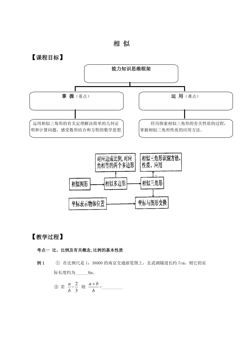 相似的图形全章复习导学案.doc_第1页