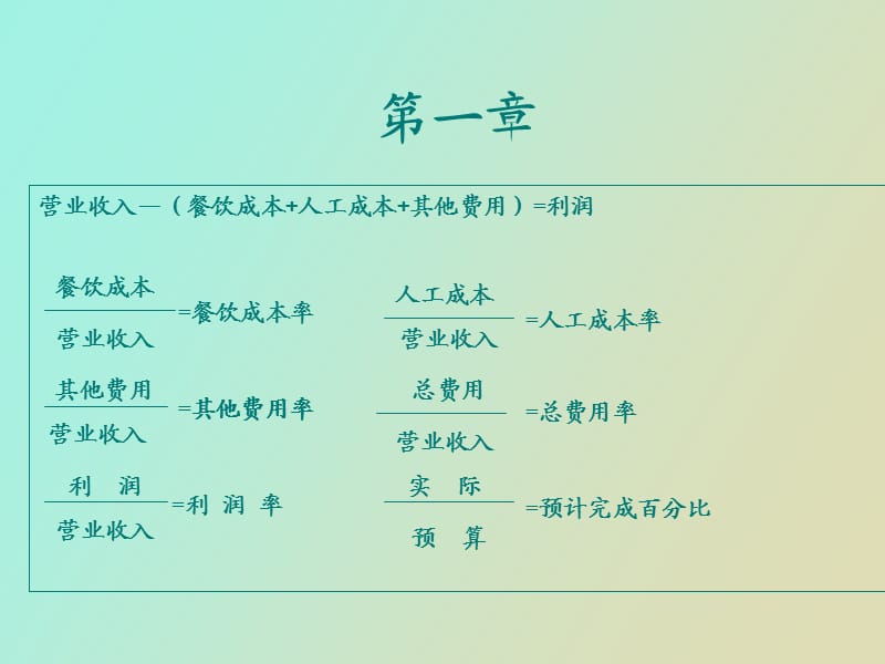 餐饮经营管理常用公式.ppt_第3页