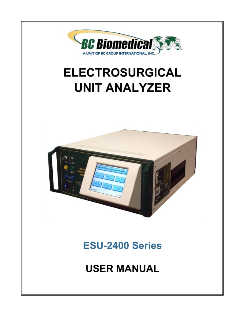 高频电刀检测仪器ESU-2400_UM_EN.docx_第1页