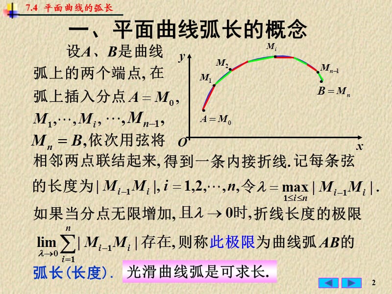 平面曲线的弧长.ppt_第2页