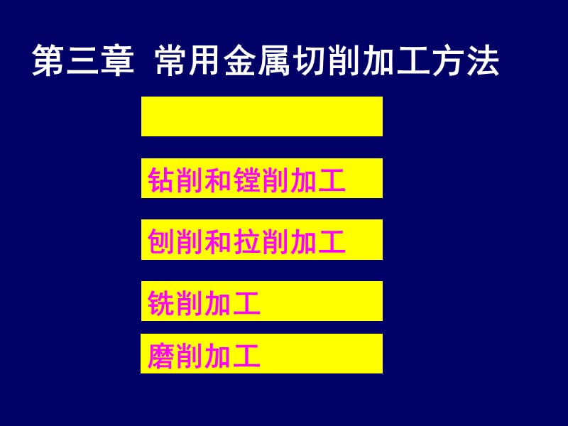 常用金属切削加工方法.ppt_第1页