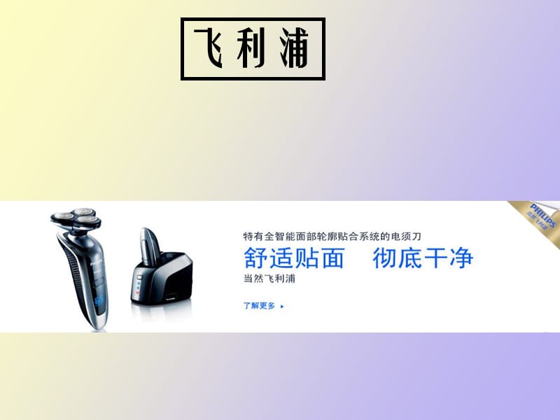 飞利浦产品调研.ppt_第1页