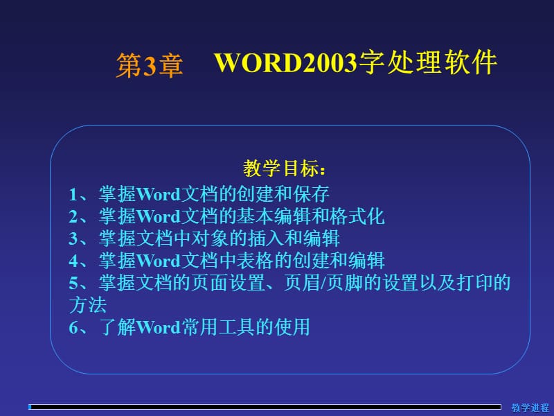 计算机文化基础PPT课件_第3章_word字处理软件.ppt_第1页