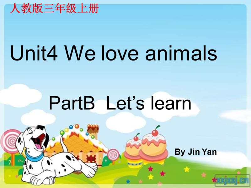 新版PEP三年级英语上册第四单元BLet'slearn.ppt_第1页