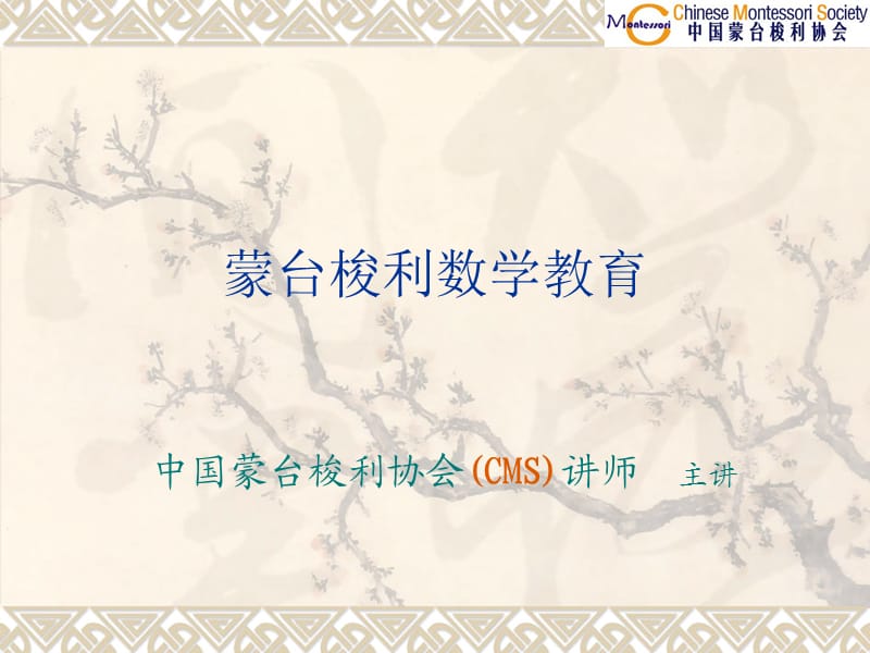 蒙台梭利数学教育.ppt_第1页