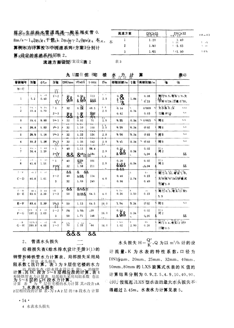 住宅建筑给水管水力计算算例及讨论.docx_第3页