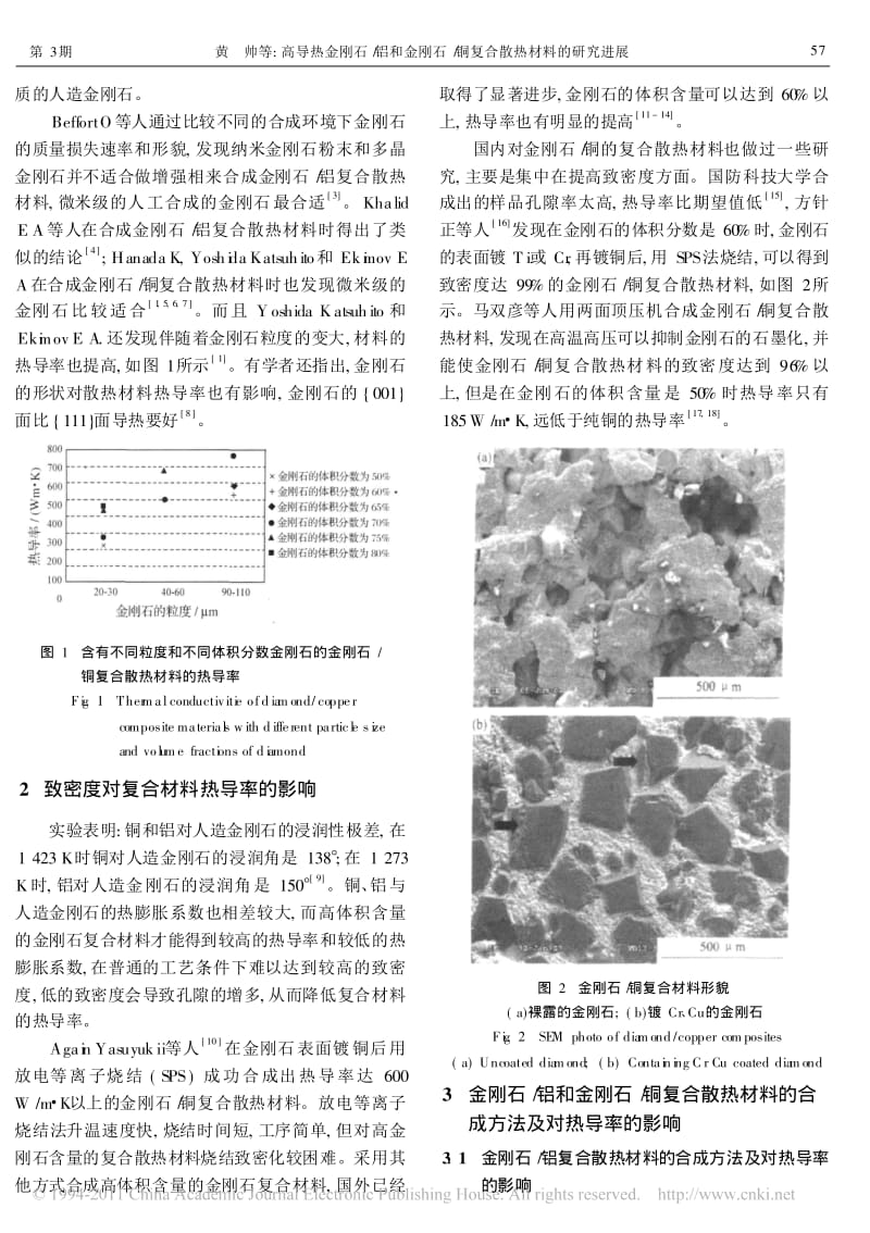 高导热金刚石_铝和金刚石_铜复合散热材料的研究进展.pdf_第2页