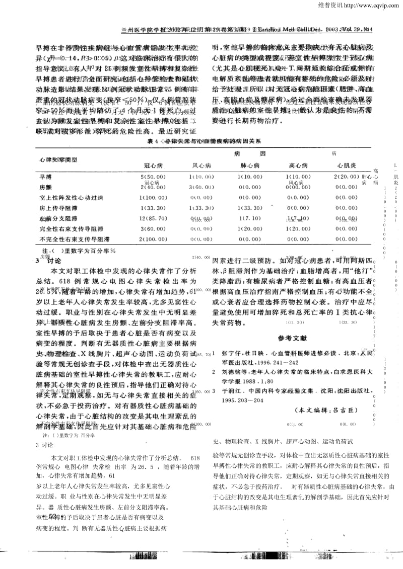 高校职工体检心电图心律失常分析.docx_第3页