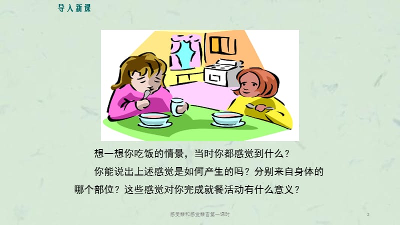 感受器和感觉器官第一课时课件.ppt_第2页